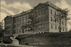 High School Winchester, MA Postcard Postcard Postcard