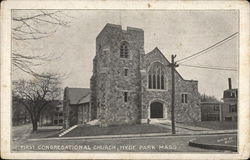 First Congregational Church Postcard