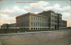 Textile School Lowell, MA Postcard Postcard Postcard