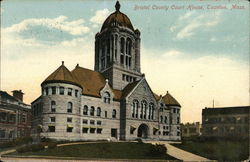 Bristol County Court House Taunton, MA Postcard Postcard Postcard