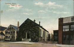 Historical Hall Taunton, MA Postcard Postcard Postcard