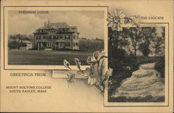 Greetings from Mt. Holyoke College South Hadley, MA Postcard Postcard Postcard