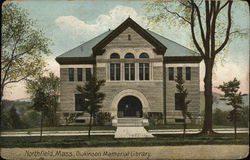 Dickinson Memorial Library Postcard