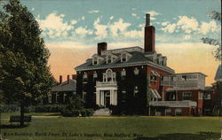 Main Building, North Front, St. Luke's Hospital New Bedford, MA Postcard Postcard Postcard