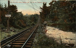 View Up from Lower Station Holyoke, MA Postcard Postcard Postcard