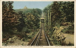 Mt. Tom Railway and Summit House Holyoke, MA Postcard Postcard Postcard