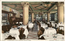 German Room, Hotel Touraine Boston, MA Postcard Postcard Postcard