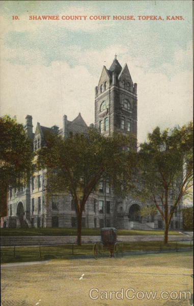 Shawnee County Court House Topeka, KS Postcard