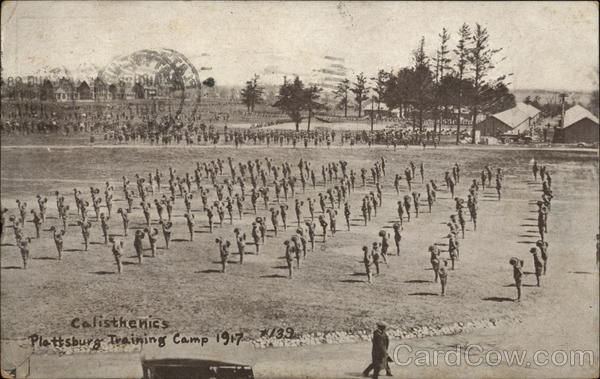 Calisthetics, Plattsburgh Training Camp New York Army