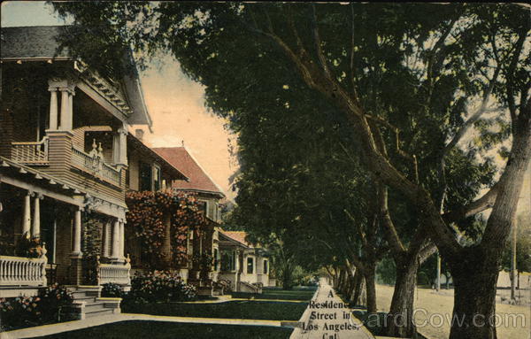 A Residence Street Los Angeles California