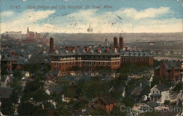 High Bridge and City Hospital St. Paul Minnesota