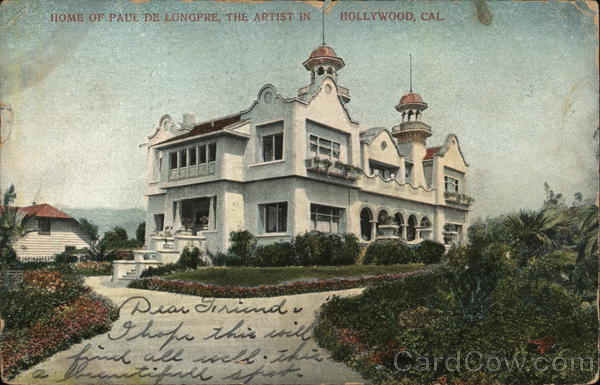 Home of Paul de Longpre the artist Hollywood California