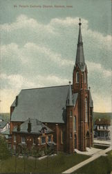 St. Peter's Catholic Church Keokuk, IA Postcard Postcard Postcard