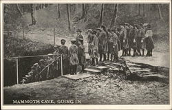 Mammoth Cave, going in Postcard