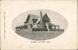 Topeka Country Club Kansas Postcard Postcard Postcard