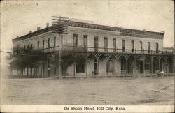 De Shoup Hotel Hill City, KS Postcard Postcard Postcard