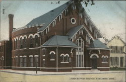 First Baptist Church Muscatine, IA Postcard Postcard Postcard