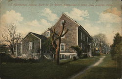 Old Hempstead House, built by Sir Robert Hempstead in 1643 New London, CT Postcard Postcard Postcard