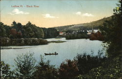 Black River Ludlow, VT Postcard Postcard Postcard