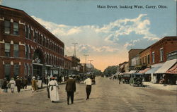 Main Street, looking west Postcard