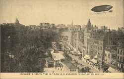 Cromwell Dixon, the 18-year-old aviator flying over Boston Cromwell Dixon, the 18-year-old aviator flying over Boston