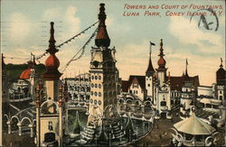 Towers and Court of Foundains, Luna Park Towers and Court of Foundains, Luna Park