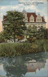 Physiology Building from Botany Pond, University of Chicago Postcard