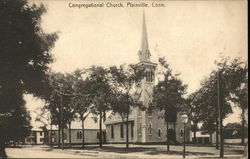 Congregational Church Plainville, CT Postcard Postcard Postcard