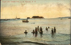 Fort Hamilton, on the Narrows Postcard