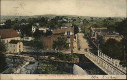 Main Street Looking East from the Bluff Postcard