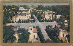 Looking toward the Eastern Entrance from California Tower Postcard