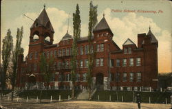 Public School Kittanning, PA Postcard Postcard Postcard