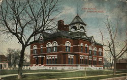 High School Fremont, NE Postcard Postcard Postcard