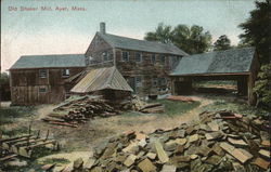 Old Shaker Mill Ayer, MA Postcard Postcard Postcard