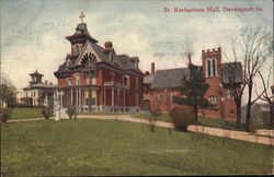 St. Katharines Hall Davenport, IA Postcard Postcard Postcard