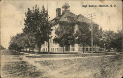 High School Madison, SD Postcard Postcard Postcard