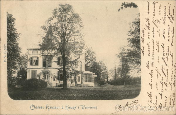 Chateau Hazeur a Heusy Verviers Belgium