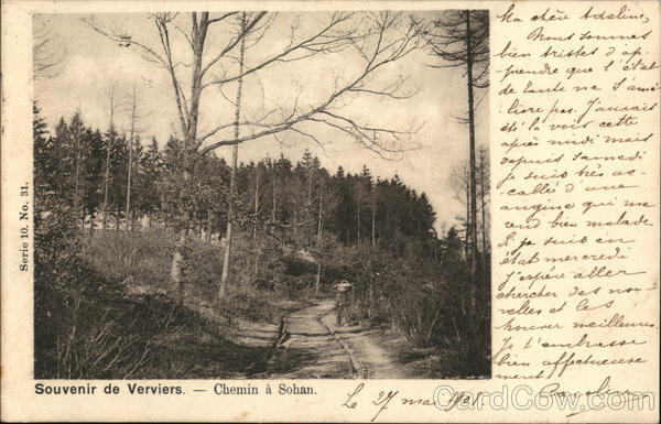 Chemin a Sohan Verviers Belgium