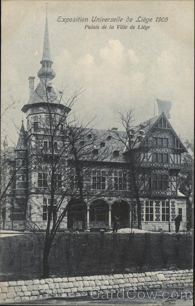 Palais de la Ville de Liege Belgium 1905 Liège International
