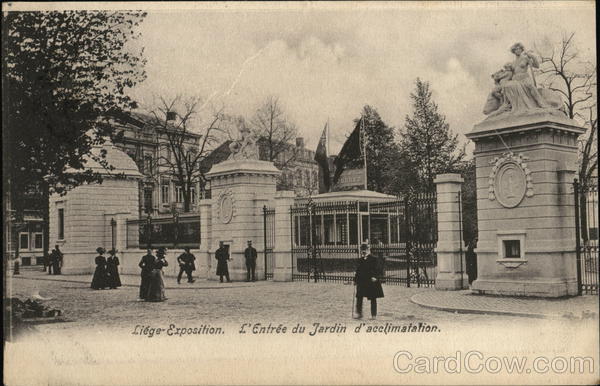 L'Entree du Jardin d'Acclimatation Liege Belgium