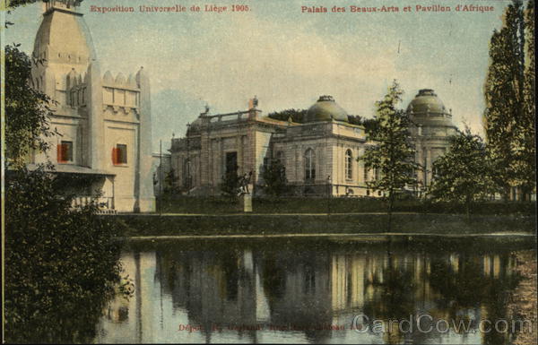 Palais des Beaux-Arts et Pavillon d'Afrique Liege Belgium
