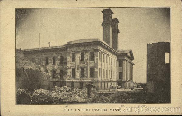 The US Mint after the Earthquake San Francisco California