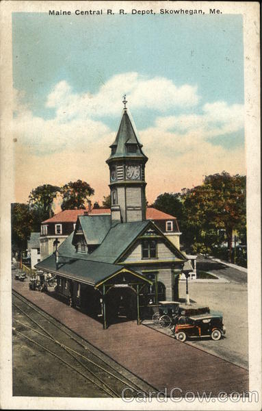 Maine Central RR Depot Skowhegan