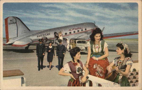 American Airlines - In Flight, Route of the Flagships