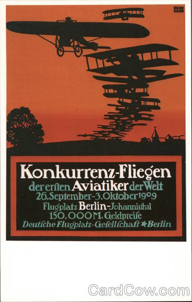 Konkurrenz-Fliegen Lucian Bernhard Advertising Reproductions