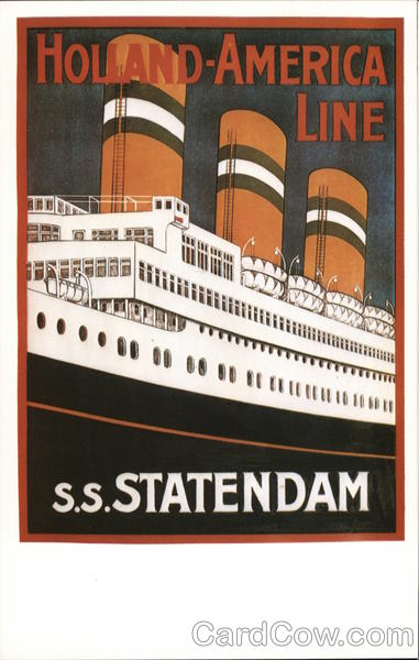 S.S. Statendam, Holland-America Line Poster Advertising Reproductions