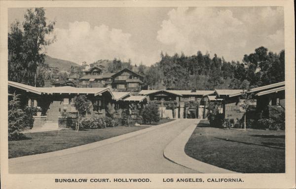 Bungalow Court, Hollywood Los Angeles California
