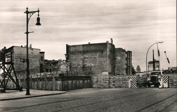 Berlin Wall Entrance in the wall in Heinrich-Heine-Street Germany
