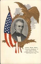 President James Knox Polk Postcard