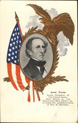 President John Tyler Postcard